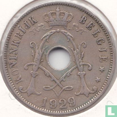 Belgique 25 centimes 1929 (NLD) - Image 1