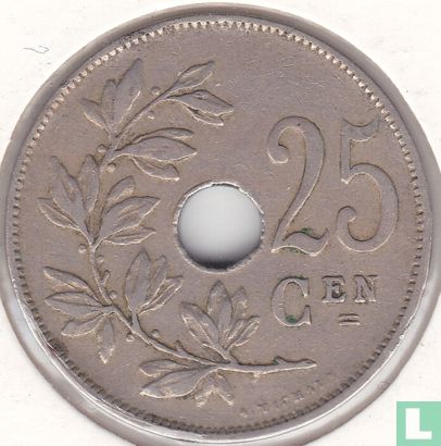 België 25 centimes 1929 (NLD) - Afbeelding 2