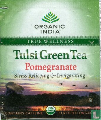 Tulsi Green Tea Pomegranate - Image 1