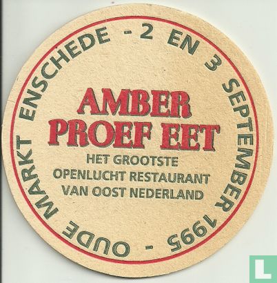 0240 Amber  /Proef Eet, Oude Markt Enschede  - Afbeelding 1
