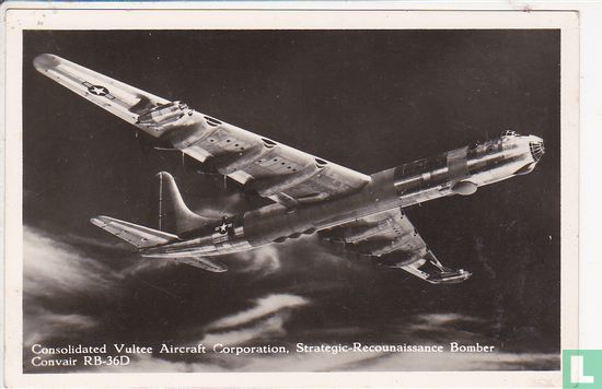 Consolidated Vultee Aircraft Corporation, Strategic Recounaissance Bomber Convair RB-36D