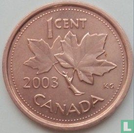 Canada 1 cent 2003 (with SB - copper-plated zinc) - Image 1