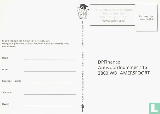 A000274a - DPFinance "Get started here..." (bruine pijl) - Image 2