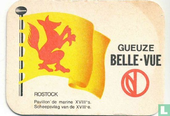 Scheepsvlag van de XVIII e Rostock (11cm) 