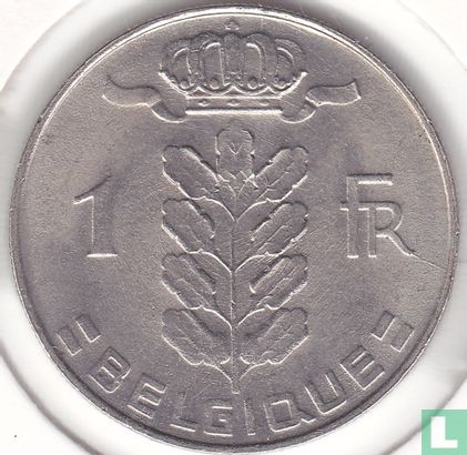 Belgium 1 franc 1979 (FRA) - Image 2