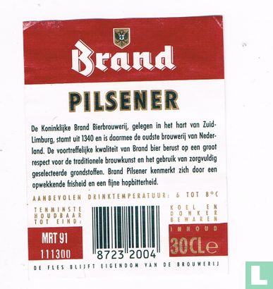 Brand Pilsener Bier (30cl) - Afbeelding 2