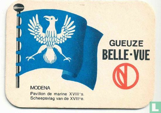 Scheepsvlag van de XVIII e Modena (11cm) Variante