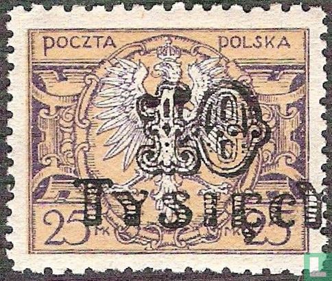 Coat of Arms (Eagle) with overprint