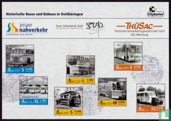 Citykurier, Buses and trams     