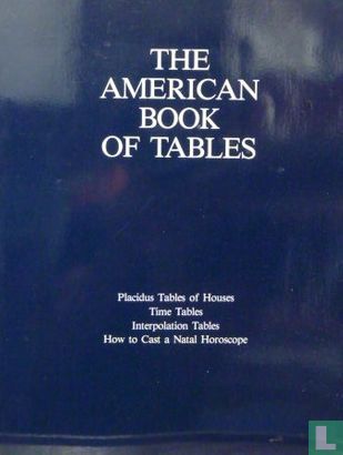 The American Book of Tables - Image 1