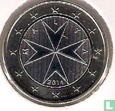 Malta 1 euro 2014 - Afbeelding 1