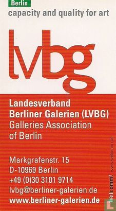 Berlin - Landesverband Berliner Galerien (LVBG) - Bild 1
