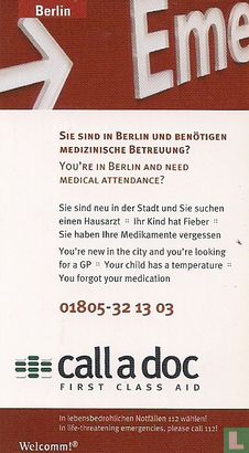 Berlin - call a doc - Afbeelding 1