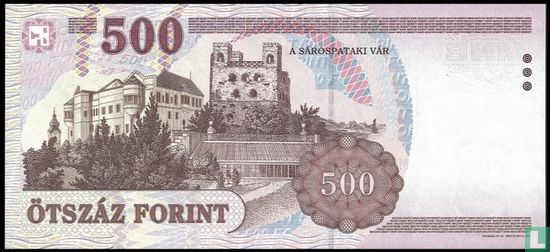 Hongarije 500 Forint 2008 - Afbeelding 2