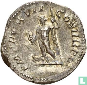 Roman Empire denarius ND (214) - Image 1