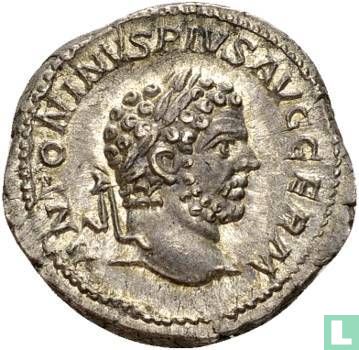 Roman Empire denarius ND (214) - Image 2