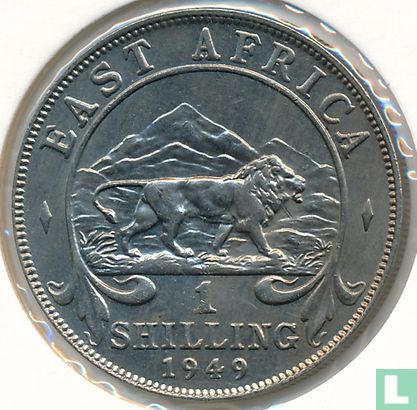 Afrique de l'Est 1 shilling 1949 (H) - Image 1
