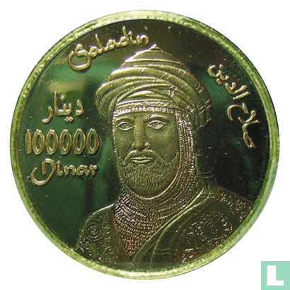 Kurdistan 100000 dinars 2006 (year 1427 -  Gold - Proof) - Bild 1