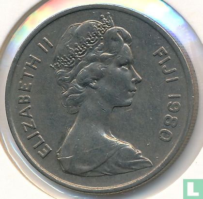 Fiji 10 cents 1980 - Image 1