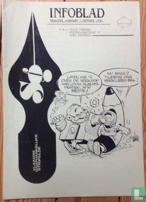 Stripgilde Infoblad / oktober 1991 - Afbeelding 1
