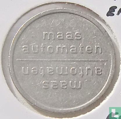Maas automaten (koper-nikkel met embleem) - Afbeelding 1