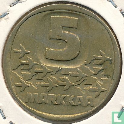 Finland 5 markkaa 1988 - Afbeelding 2
