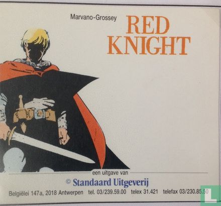 Relatiekaart Standaard Uitgeverij : Red Knight