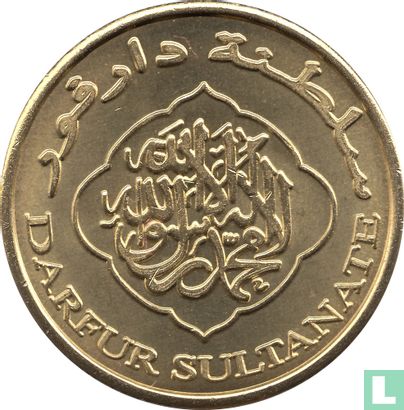 Darfur Sultanate 10 dinars 2008 (year 1429 - Brass - Prooflike) - Afbeelding 2