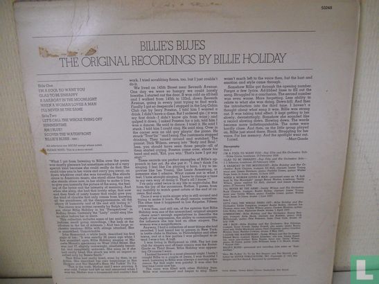 Billie's Blues: The Original Recordings By Billie Holiday - Afbeelding 2