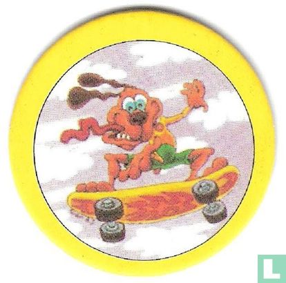 Dog on skate board - Image 1