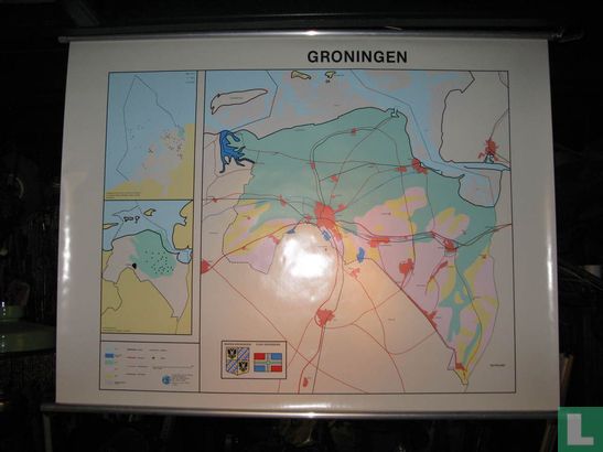 provinciekaart Groningen en Friesland - Image 2