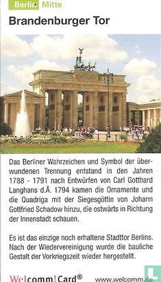 Berlin Mitte - Brandenburger Tor - Image 1