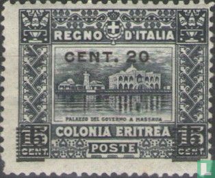 Government Building, with overprint