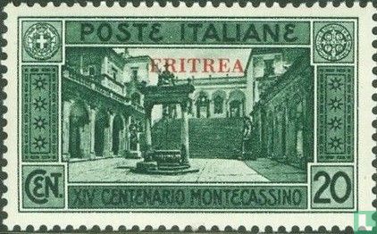 Monte Cassino, met opdruk  