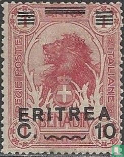 Postage Stamps from Italian Somalia, with overprint 