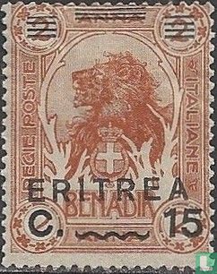 Postzegels van Italiaans-Somalië, met opdruk  