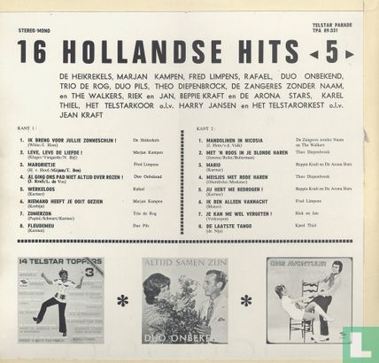 16 Hollandse hits 5 - Afbeelding 2