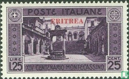 Monte Cassino, met opdruk    