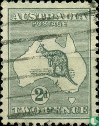 Känguru auf Karte - Bild 1