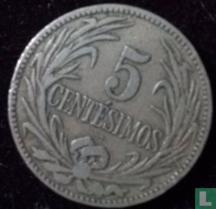 Uruguay 5 centésimos 1924 - Image 2
