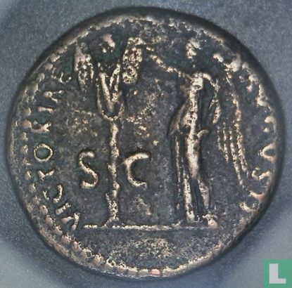 Empire romain, AE As, 81-965 ap. J.-C., Domitien, Rome, 85 ap. J.-C. - Image 2