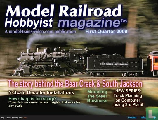 Model Railroad Hobbyist 1  Q1 2009 - Image 1