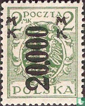Coat of Arms (Eagle) with overprint