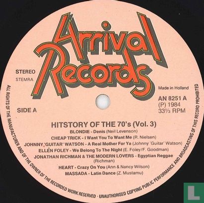 Hitstory Of The 70's - Volume 3 - Afbeelding 3