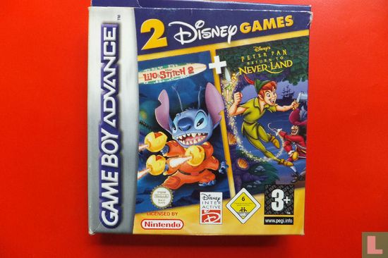 2 Disney Games - Lilo & Stitch 2 + Peter Pan - Return to Never Land - Afbeelding 1