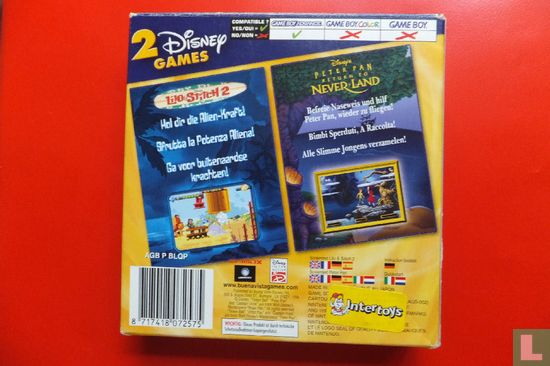 2 Disney Games - Lilo & Stitch 2 + Peter Pan - Return to Never Land - Afbeelding 2