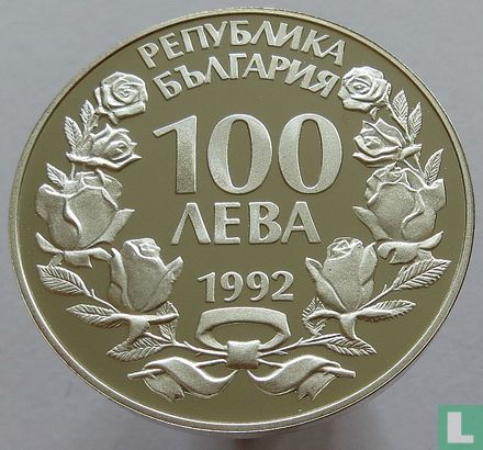 Bulgarien 100 Leva 1992 (PP) "Imperial eagle" - Bild 1