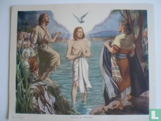 Jesus meets his cousin John