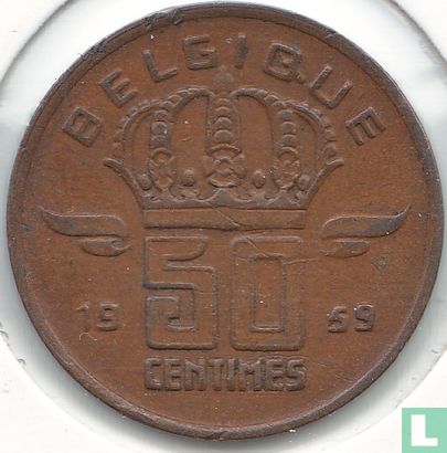 Belgien 50 Centime 1959 - Bild 1