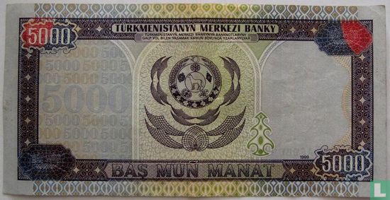Turkmenistan 5000 Manat - Image 2